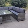 Garden Corner Rattan Furniture / Dining Table / Sofas / 10 Seater / Delivery Image 3