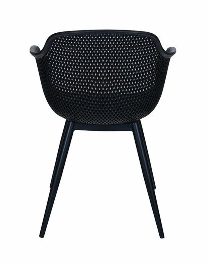 Orte Urban Terrace Chair Black Polypropylene Armchair