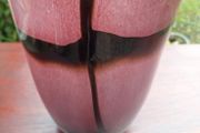 Heavy Large Art Studio Glass Vase