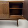 Mid-Century Modern Danish Stained Oak Architectural Sideboard Attributed to Skovby Image 4