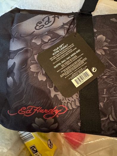 ed hardy gear bag brand new