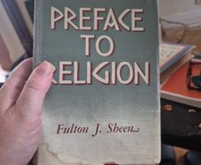 first edition with dust jacket 1946 preface to Religion by Fulton J Sheen