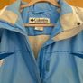 Columbia Womens Jacket M Blue White 2 In 1 Interchange Removable Hood Image 8