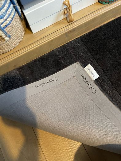 Calvin Klein wool runner rug