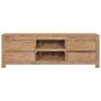 TV Cabinet 120x30x40 cm Solid Teak Wood Image 5