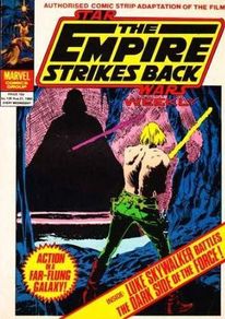 Starwars The Empire Strikes Back Weekly, Marvel Comic 1980 Issues  #130,-134