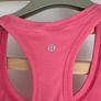 Lululemon size 10 race back top coral shade Image 8