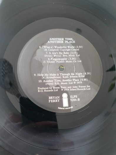 Bryan Ferry - Another Time Another Place 1974 Vinyl