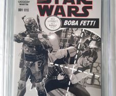 Star Wars CGC 9.8 graded collectible "Heroes & Fantasies Sketch Edition" Star Wars #1