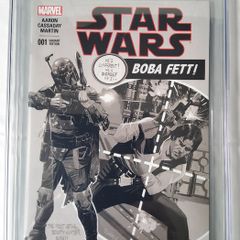 Star Wars CGC 9.8 graded collectible "Heroes & Fantasies Sketch Edition" Star Wars #1
