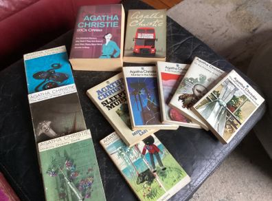 Vintage Agatha Christie Crime Fiction Book Bundle