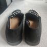 Gallery pearl studded black slipper  shoes size UK8 EU42 Postage included Image 7