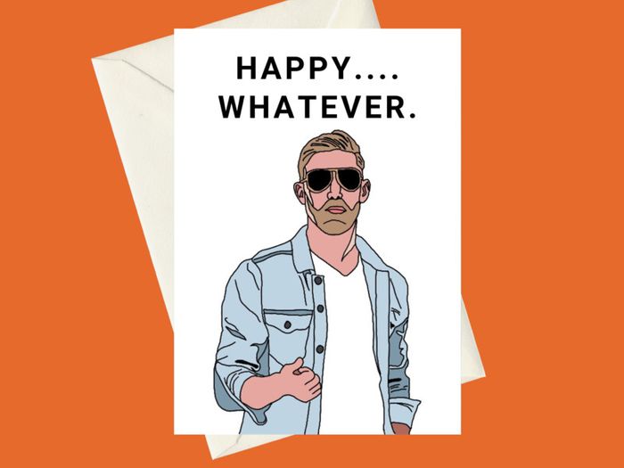 AEW Orange Cassidy Best Friends Happy Whatever Birthday A5 Card, Perfect for gifts, occasions, or funny card for Pro Wrestling Fans