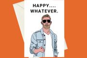 AEW Orange Cassidy Best Friends Happy Whatever Birthday A5 Card, Perfect for gifts, occasions, or funny card for Pro Wrestling Fans
