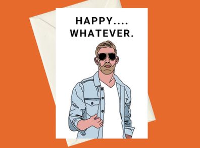 AEW Orange Cassidy Best Friends Happy Whatever Birthday A5 Card, Perfect for gifts, occasions, or funny card for Pro Wrestling Fans