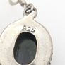 Vintage 925 Sterling Silver & Mystic Topaz Ornate Earrings Image 5
