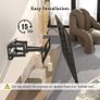 TV Wall Mount for 23-70 Inch LED LCD Flat & Curved TVs, Swivels Tilts Extends Double Arm Full Motion TV Wall Bracket Holds up to 45kg, Includes HDMI Cable, Spirit Level, Max VESA 400x400mm Image 7