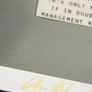 Oasis Microdot Ticket print signed Image 2