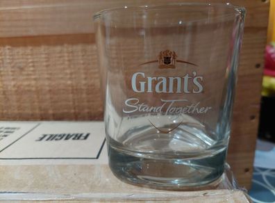 Box of 12 Grants Scotch Whisky not Irish Whiskey Tumblers