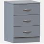 Bedside locker - 3 Drawer Image 5
