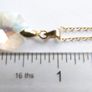 Vintage Crystal Pendant Charm & Gold Plated Chain Necklace Length 18" Image 10