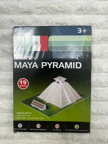 CubicFun 3D Puzzle S-Series Maya Pyramid approx. 14 21 7.5 cm. Damaged box Please see photos