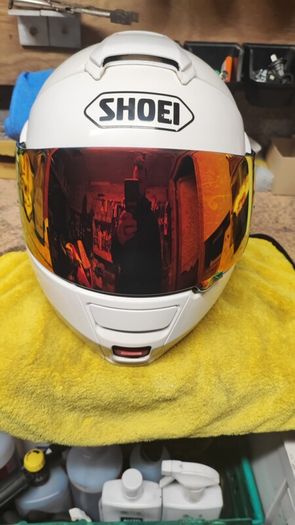 shoei Neotec with Sena