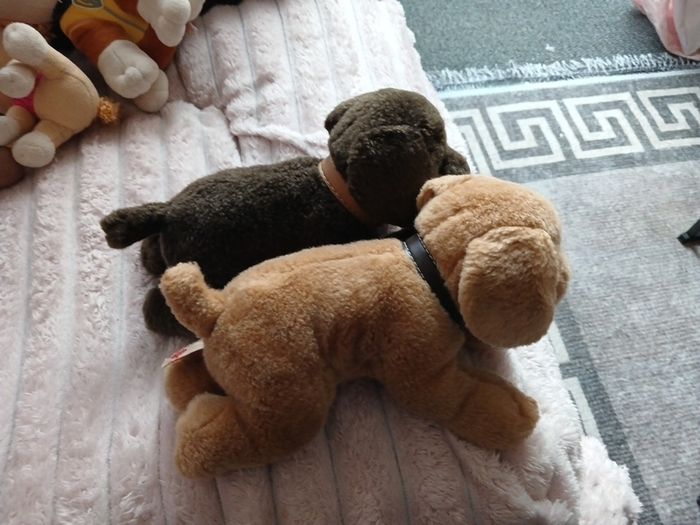 Keel Toys Basil Chocolate Brown Labrador Dog Laying Soft Plush Toy  Puppy