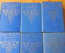 John Galsworthy. X 6 The Literary Press Ltd London 1930s Hardback In Good Condition.  See Photos For Same. Make Nice Edition To Any Library.