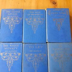 John Galsworthy. X 6 The Literary Press Ltd London 1930s Hardback In Good Condition.  See Photos For Same. Make Nice Edition To Any Library.