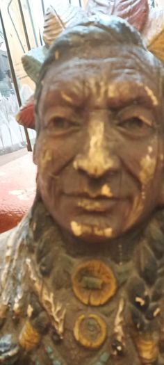 Red Indian Bust