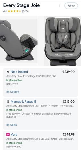 Joie Every Stage Car Seat
