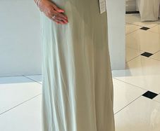 Long dress, Wedding, Debs, sage green. Fit 12-14