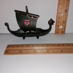 Vintage Metal Viking Ship (Danish)