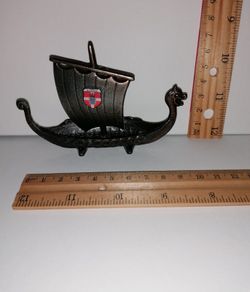 Vintage Metal Viking Ship (Danish)