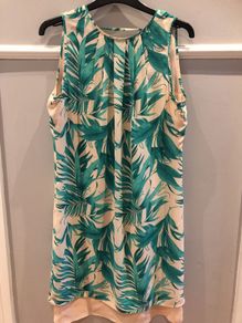 Leaf Print Dress BNWT
