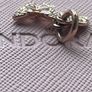 Pandora Pink Butterfly & Quote Double Dangle Charm-good condition Image 3