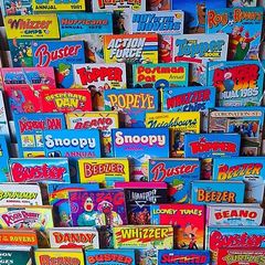 Vintage Beano/Dandy type annuals from 70's/80's