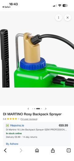 knapsack sprayer 22L dimartino rosy