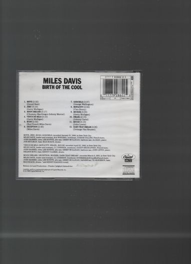 Miles Davis. Birth of the Cool