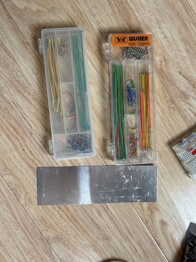 Random collection of electronic maker hobbyist components