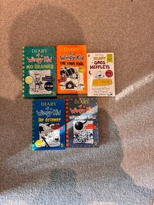 five books of the diary of a Wimpy kid
