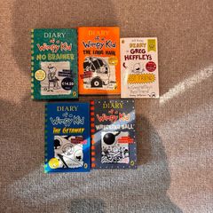 five books of the diary of a Wimpy kid