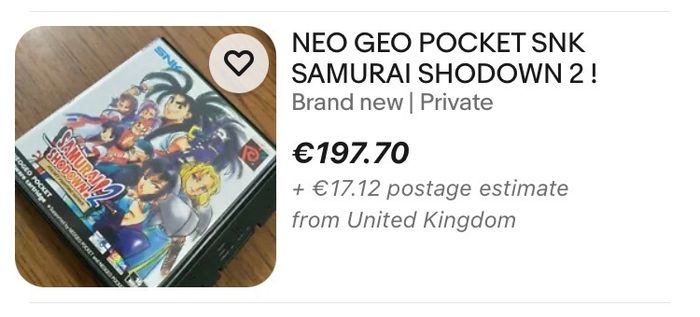 Samurai Shodown 2 - NeoGeo Pocket Colour