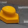 Glass Polish 15909 Hand Sanding Block with Hook and Loop, Hand Sanding Pad | 150 x 90 mm Image 2