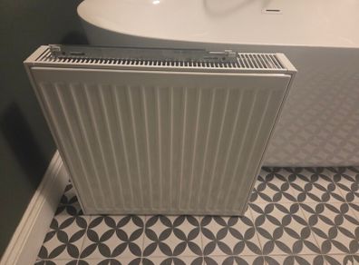 radiator with brackets