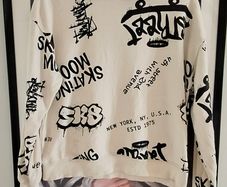Zara graffiti hoodie age 13- 14