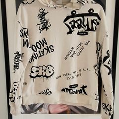 Zara graffiti hoodie age 13- 14