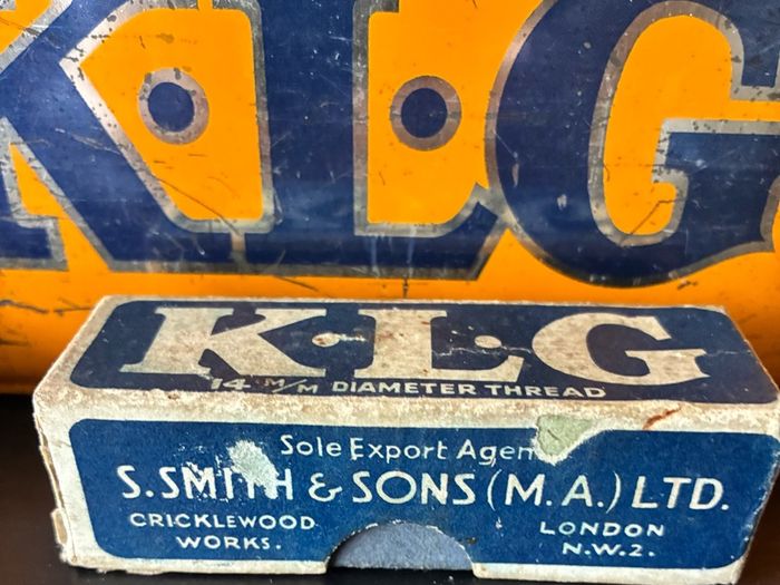 Vintage KLG Spark Plug Advertising Collection