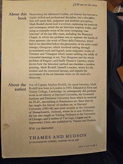 What Is Art History. By Mark Roskill. First Edition Paperback In Good Condition.  See Photos For Same.